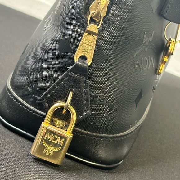 MCM Visetos Mini Black Bag - Picture 6 of 15